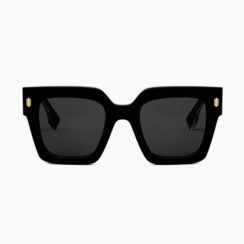 Fendi Roma Black Gold Sunglasses fe401011 FE40101I